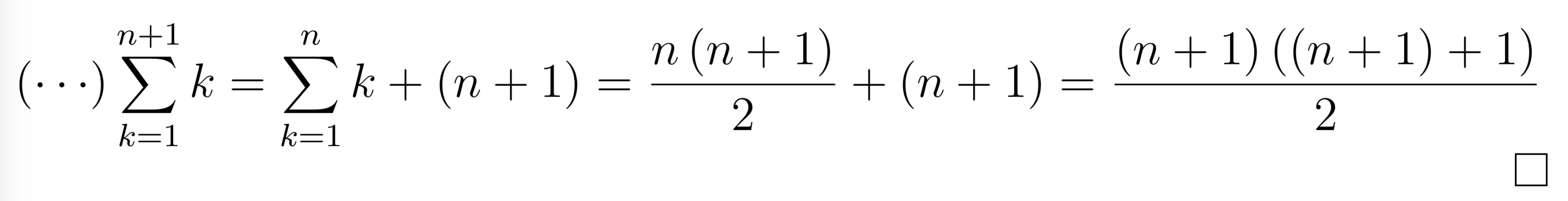 Equations Proof By Induction